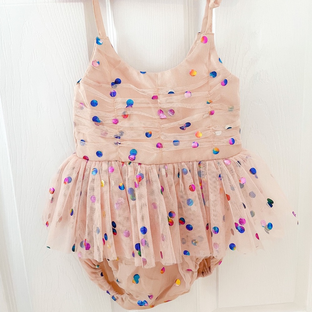 Sadie Then Ty Brittany Rainbow Tulle Sunsuit